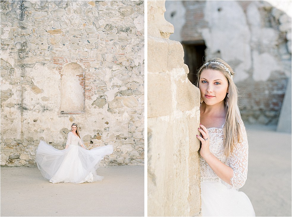 mission san Juan Capistrano wedding